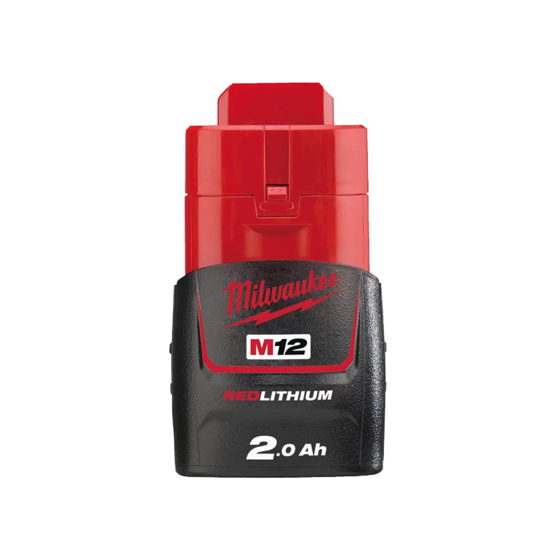 Аккумулятор, Milwaukee, M12 B2 2.0 АЧ(4932430064), напряжение 12 В. ёмкость 2Ач. Li-Ion REDLITHIUM. блистер