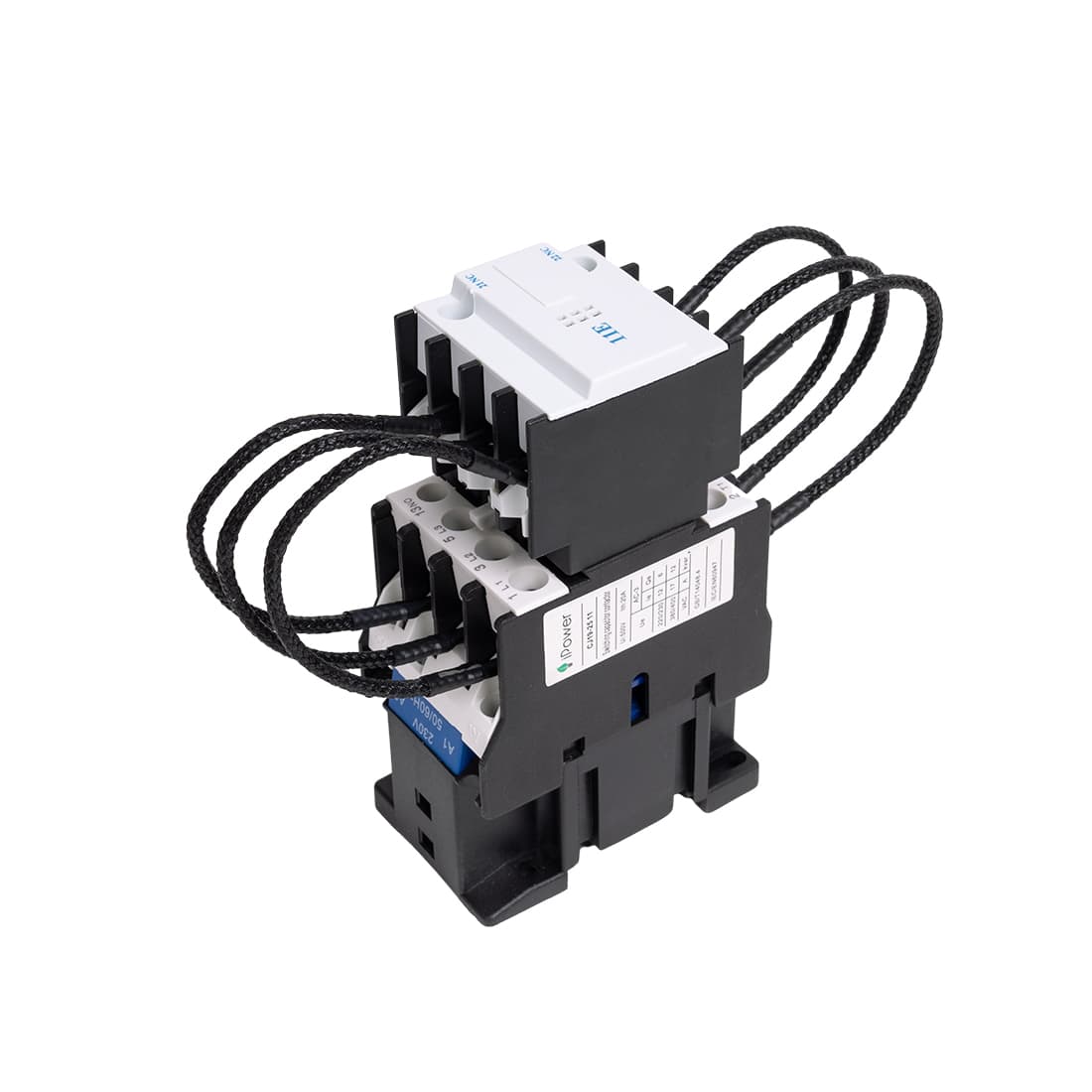 Контактор КРМ, iPower, CJ19-25A, 10кВАр 1НО+1НЗ 230В