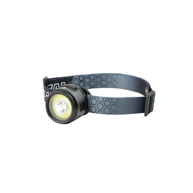 Перезаряжаемый налобный фонарь, Camelion, RT256-CBH, встроенный литий- полимерный аккумулятор, 800 мАч, 5W LED + 3W COB, до 280Лм, расстояние луча 60м, серый