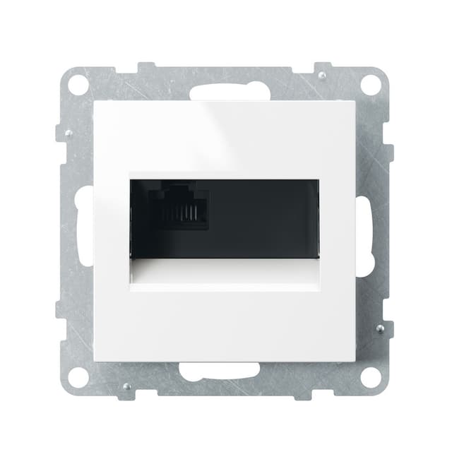 Информационная розетка одинарная, Legrand Suno, 721152, RJ45 Кат.6e UTP Белый