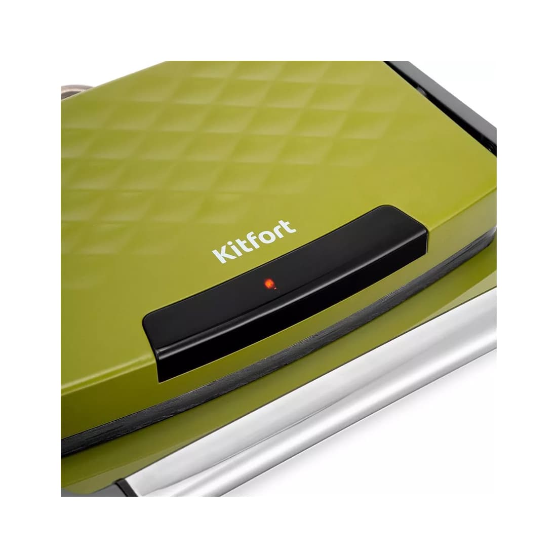 Бутербродница, Kitfort, КТ-3626, Мощность 750 Вт, Индикация работы, Антипригарное покрытие, Цвет зеленый