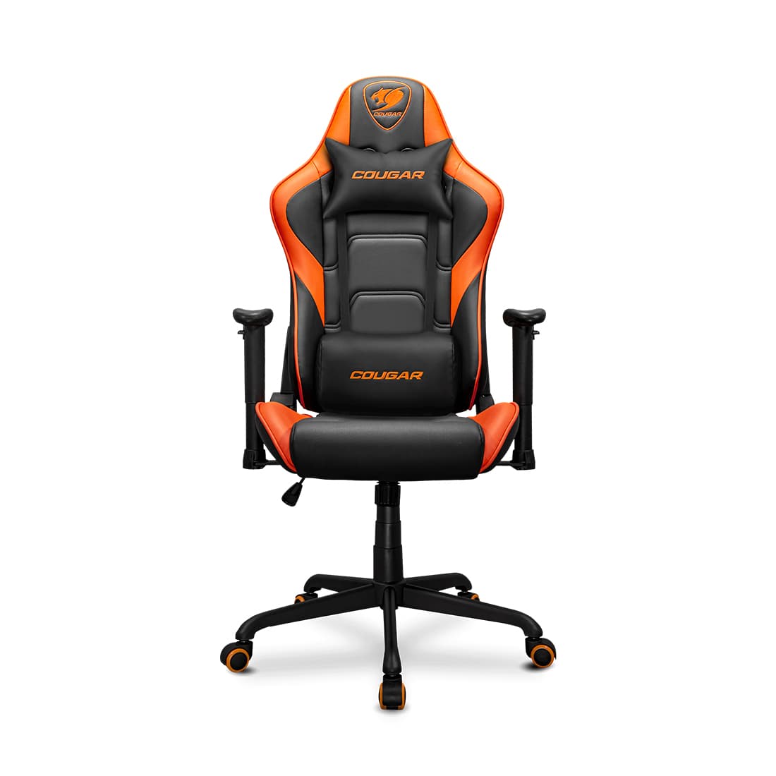Игровое компьютерное кресло, Cougar, Armor Elite, Искусственная кожа PU AIR, (Ш)54,5*(Г)49*(В)126(133) см, Чёрно-Оранжевый