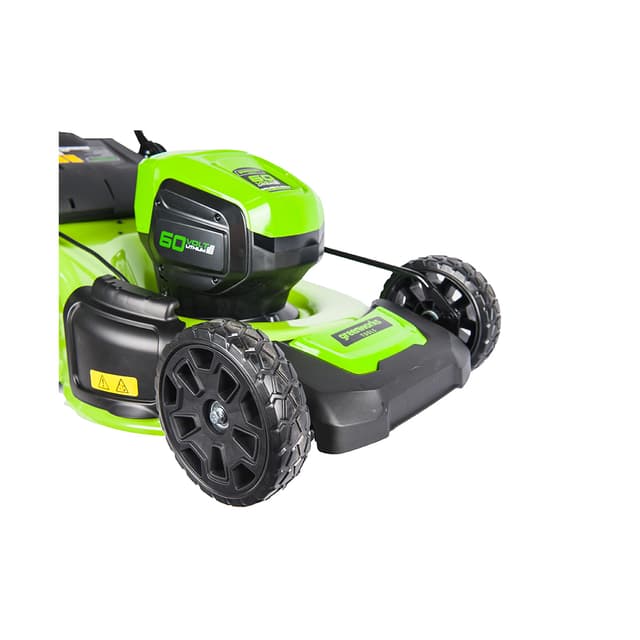 Газонокосилка аккумуляторная, Greenworks, 2502807UB, GD60LM46HP, 60V, 46 см, бесщеточная, с 1хАКБ 4 Ач и ЗУ