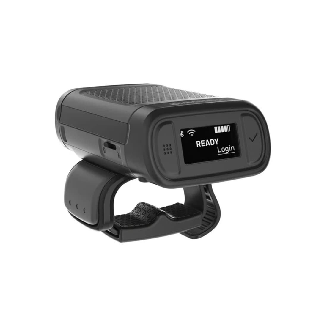 Сканер штрих-кода, Honeywell, 8680I502-2, наручный, 1D/2D, Wi-Fi, с аккумулятором, кольцо для запуска с креплением на липучке, черный