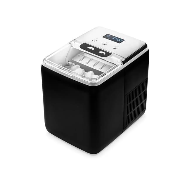 Льдогенератор, Kitfort, KT-1819, Ёмкость резервуара 2.6 л, Кнопочное управление, Производительность 20 кг/сутки, Количество хладагента 31 г, Уровень шума 60 дБ, Мощность150 Вт, Черный