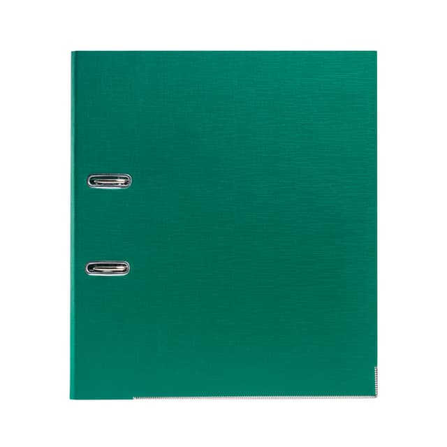 Папка-регистратор с арочным механизмом, Deluxe, Office 3-GN36 (3" GREEN), А4, 70 мм, 1200 мкм. (2 мм.), PVC/PVC, Разборная, зелёный