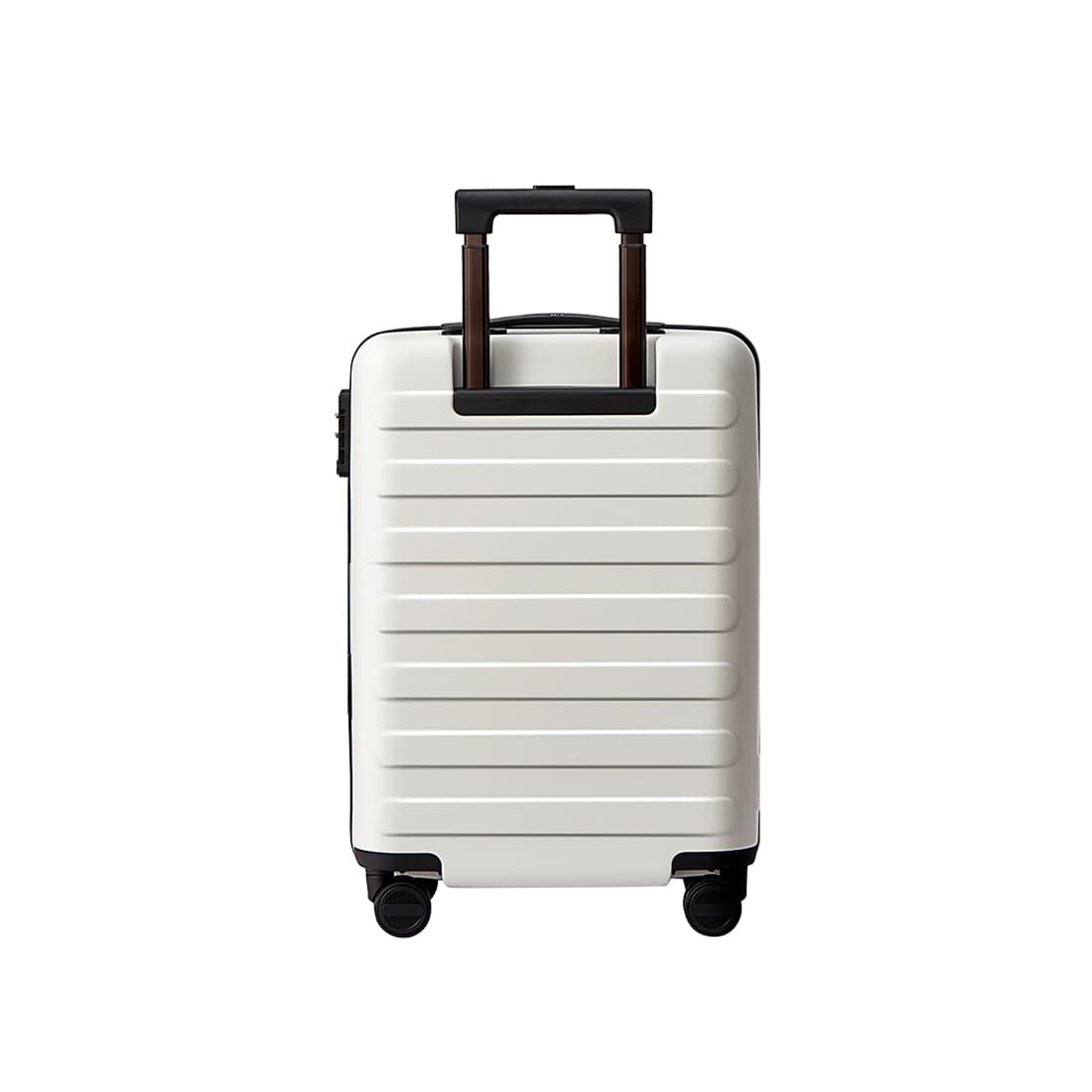 Чемодан, NINETYGO, Rhine Luggage -20'' (New version), 6941413216678, 4-7 комплектов одежды, 3,1кг, 38л, 56,5*36,5*23 см, Поликарбонат, Боковой ручки нет, Белый