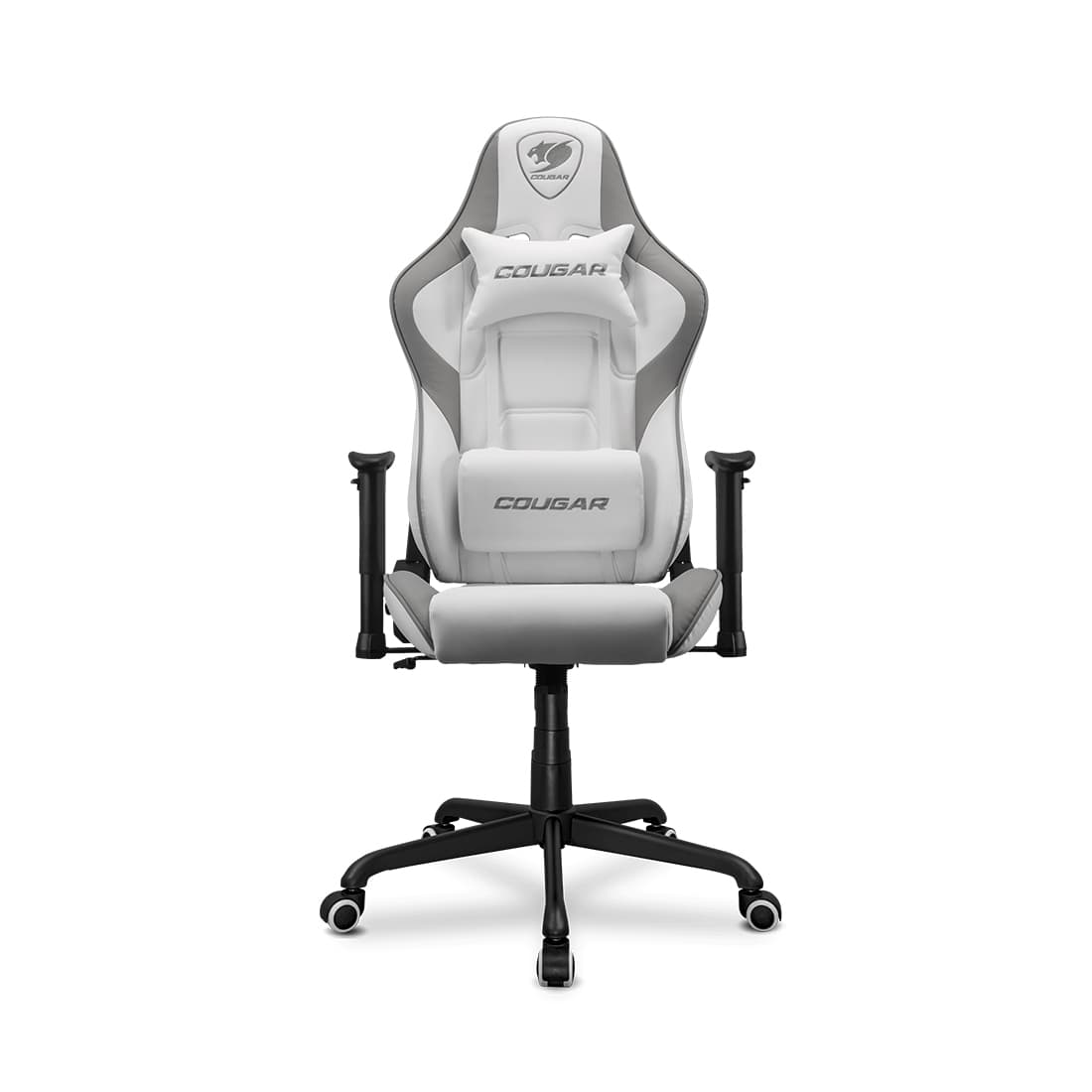 Игровое компьютерное кресло, Cougar, Armor Elite White, Искусственная кожа PU AIR, (Ш)54,5*(Г)49*(В)126(133) см, Чёрно-Белый