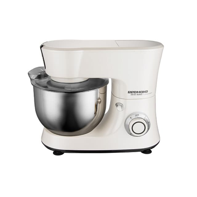 Кухонная машина, Redmond, RKM-4050, Белый металлик,Максимальная мощность1200 Вт,Количество скоростей работы 6,Номинальная мощность 800 Вт
