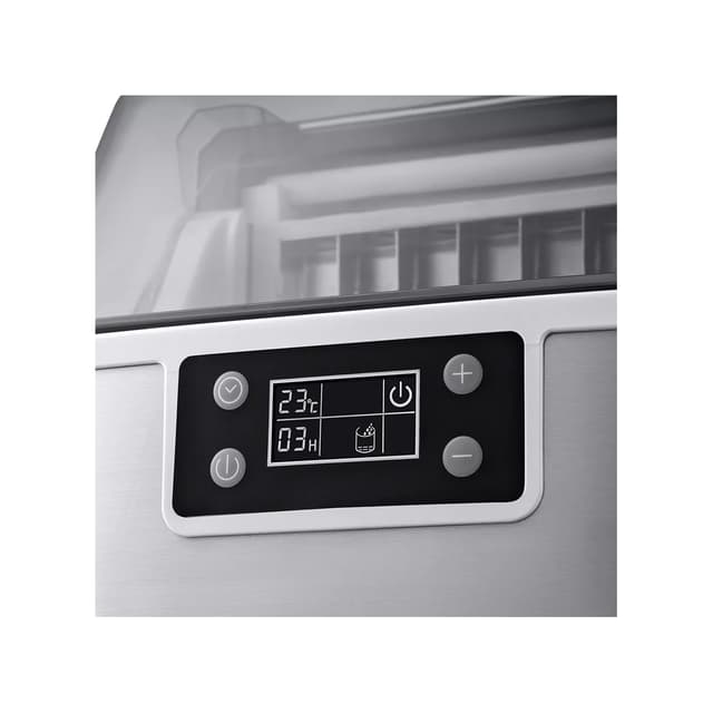 Льдогенератор, Kitfort, КТ-1826, Объем 3.2л, Производительность 20 кг за 24 ч, Хранение готового льда 1.2 кг, Климатический класс SN/N/ST/T, Уровень шума ?48 дБ, Мощность 150 Вт, Длина шнура 2м, Серый