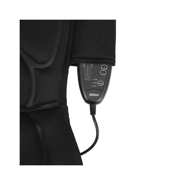 Массажер, Kitfort, КТ-2991, Мощность 9,6 Вт , Таймер 15, 30 и 60 мин , Пульт управления,Цвет черный