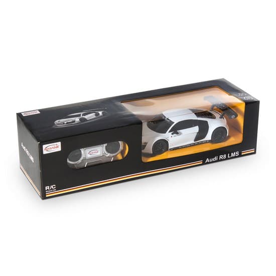 Радиоуправляемая машина, RASTAR, 46800W, 1:24, AUDI R8 LMS, Пластик, 2.4GHz, Белая
