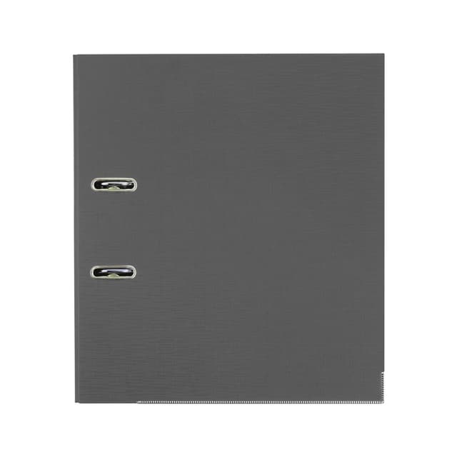 Папка-регистратор с арочным механизмом, Deluxe, Office 2-GY27, А4, 50 мм, 1200 мкм. (2 мм.), PVC/PVC, Разборная, Серый