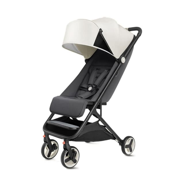 Детская коляска, Qborn, MITU, Folding Baby Stroller, Прогулочная, Складная конструкция, Защита от солнца UPF50+, Максимальная нагрузка 15кг, Бежевый