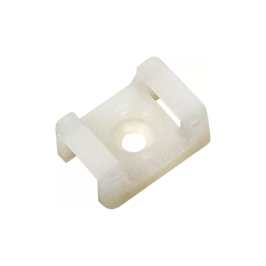 Площадка под винт, Deluxe, ПМ 22х16х6мм, белая, (100 штук в упаковке)