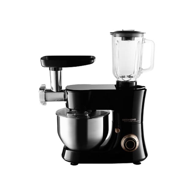 Кухонная машина, Redmond, RKM-4045, Черный,Максимальная мощность 1200 Вт,Количество скоростей работы 6 , Номинальная мощность 800 Вт,Съемный блок мясорубки	да,Напряжение 220-240 В, 50 Гц