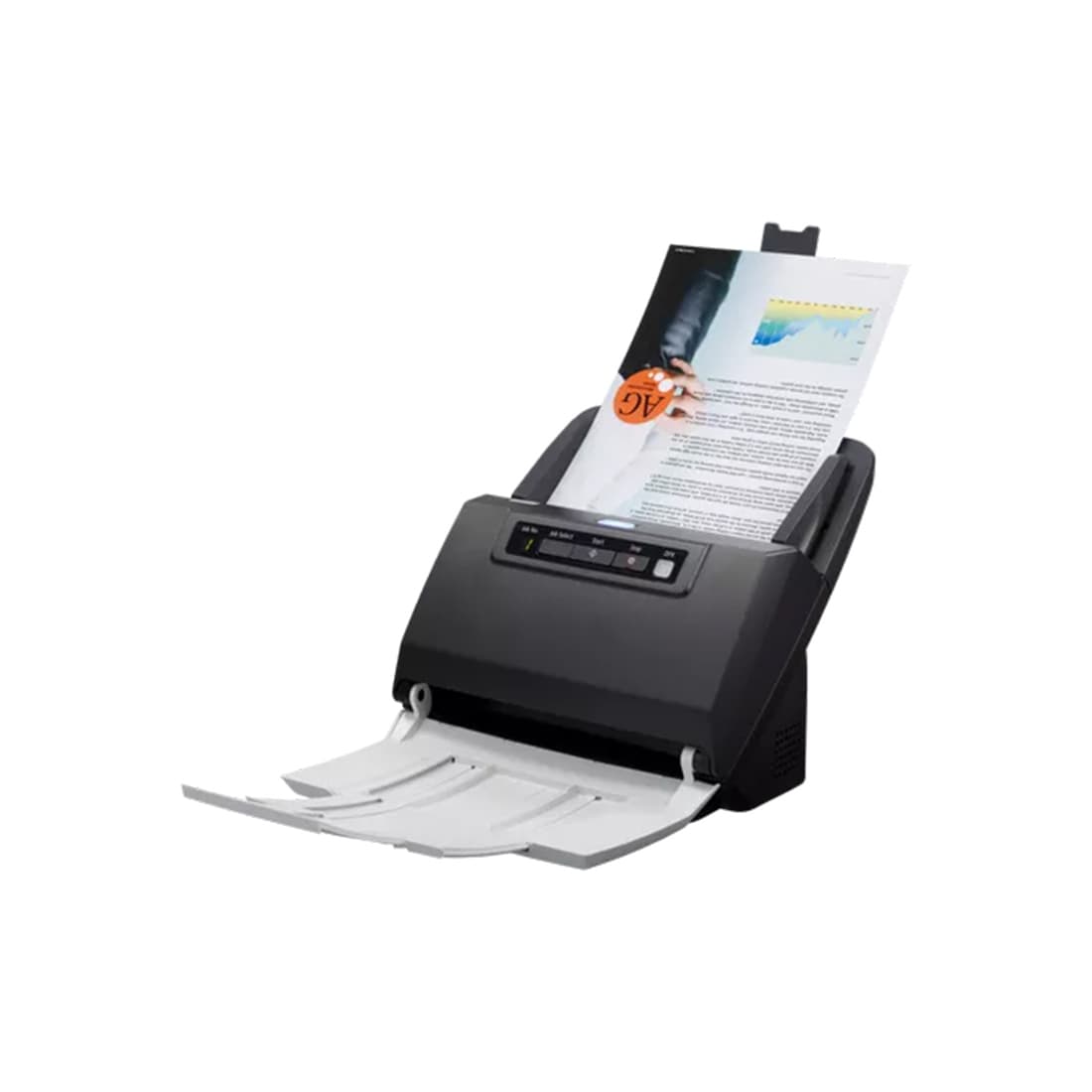 Протяжный сканер, Canon, imageFORMULA DR-M160 II, 9725B003, 600 x 600 DPI, USB2.0, Wi-Fi, 75 листов, 60 стр/мин, 20-209 г/кв.м, длина 3000 мм, Вес:3,3 кг