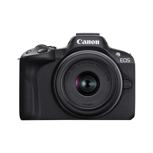 Цифровой фотоаппарат, CANON, EOS R50 + RF-S 18-45 mm IS STM Creator Kit, Black, 5811C036
