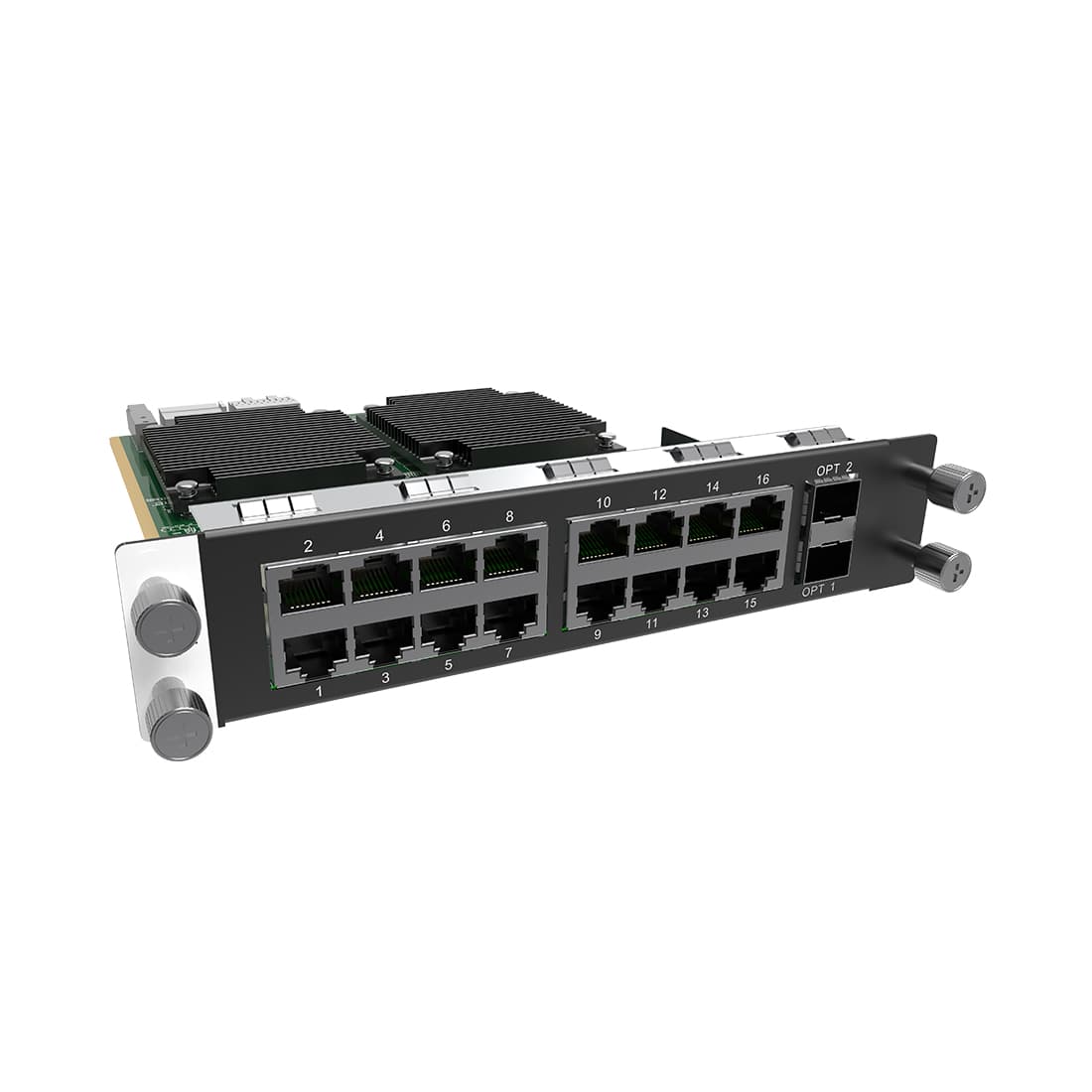 Карта вывода, NovaStar, H_16xRJ45+2xFiber sending card, 20 выходов RJ45 Gigabit Ethernet, для серии контроллеров H
