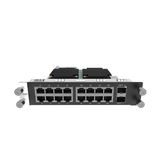 Карта вывода, NovaStar, H_16xRJ45+2xFiber sending card, 20 выходов RJ45 Gigabit Ethernet, для серии контроллеров H