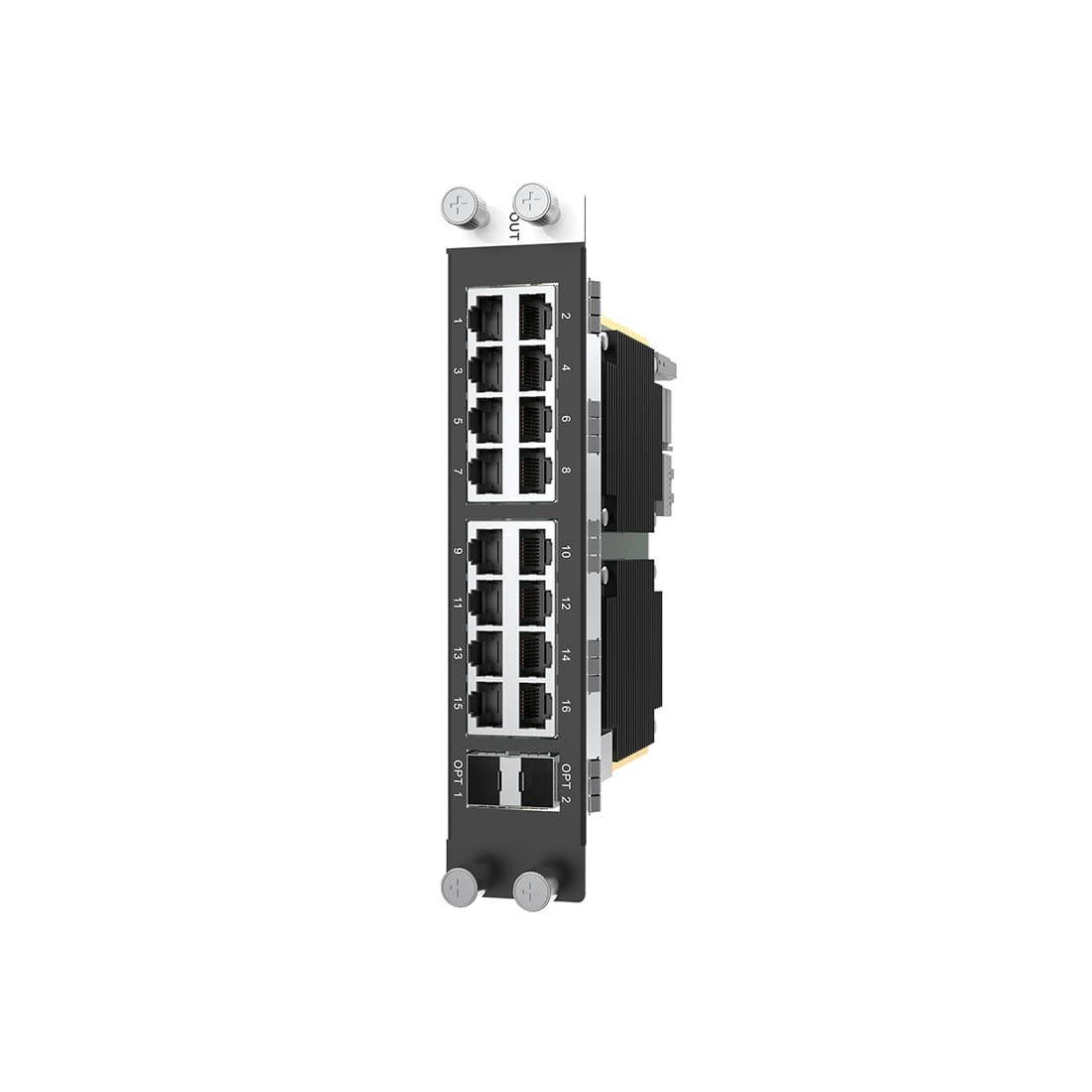 Карта вывода, NovaStar, H_16xRJ45+2xFiber sending card, 20 выходов RJ45 Gigabit Ethernet, для серии контроллеров H
