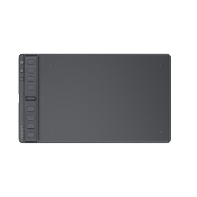 Графический планшет, Huion, H951P, Цифровая ручка:PW110, Технология пера:EMR без батареек, Разрешение пера:5080 LPI, Чувствительность к давлению:8192 уровней, Поддержка наклона:±60°, Чувствительная высота:10 мм, Report Rate:>260PPS, Точность:±0,3 мм, Клавиш:8, чёрный