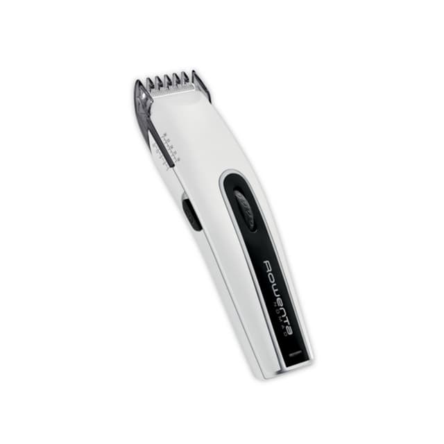 Машинка для стрижки, Rowenta, TN1400F1, Материал лезвия нержавеющая сталь, Время автономной работы 40 мин, Установка длины стрижки 1-30мм, Белый/черный