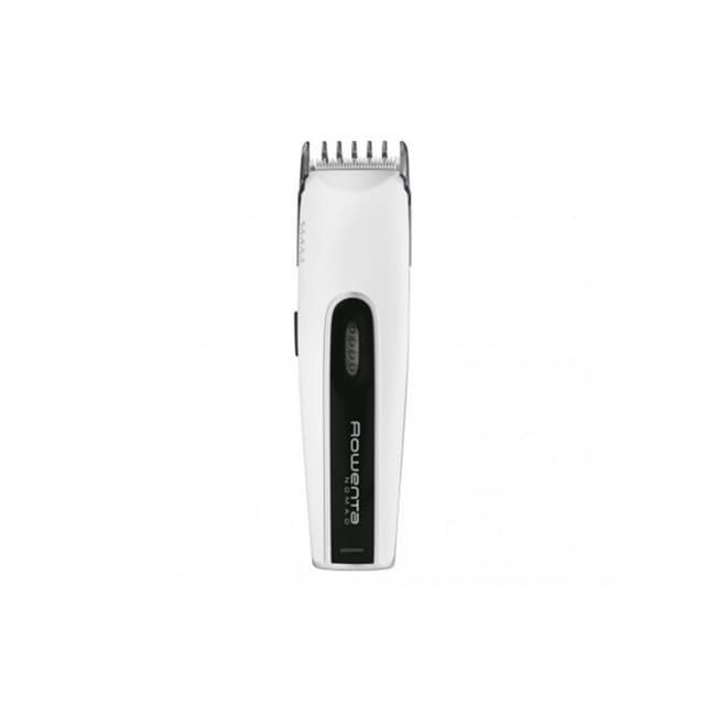 Машинка для стрижки, Rowenta, TN1400F1, Материал лезвия нержавеющая сталь, Время автономной работы 40 мин, Установка длины стрижки 1-30мм, Белый/черный