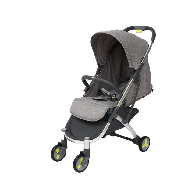 Детская коляска, Bebehoo, ST201, Прогулочная, Складная конструкция, Система поглощения ударов, Максимальная нагрузка 15 кг, Серый