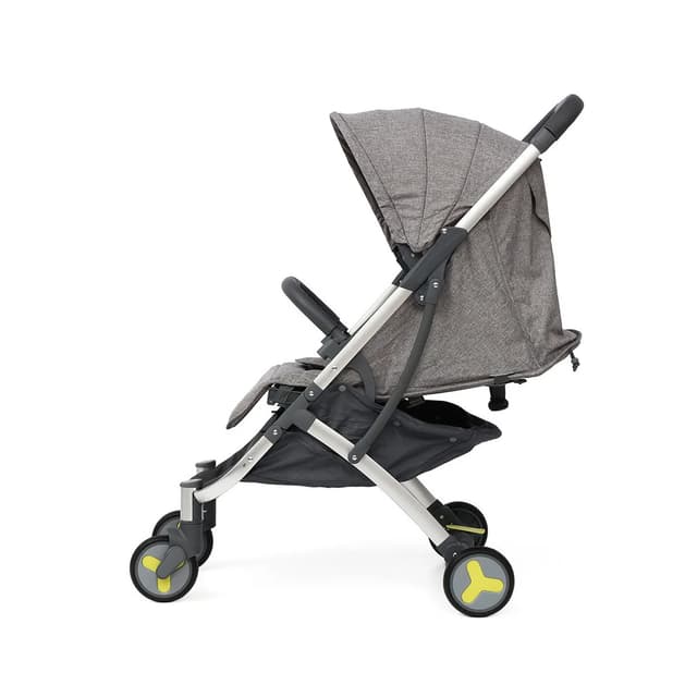 Детская коляска, Bebehoo, ST201, Прогулочная, Складная конструкция, Система поглощения ударов, Максимальная нагрузка 15 кг, Серый