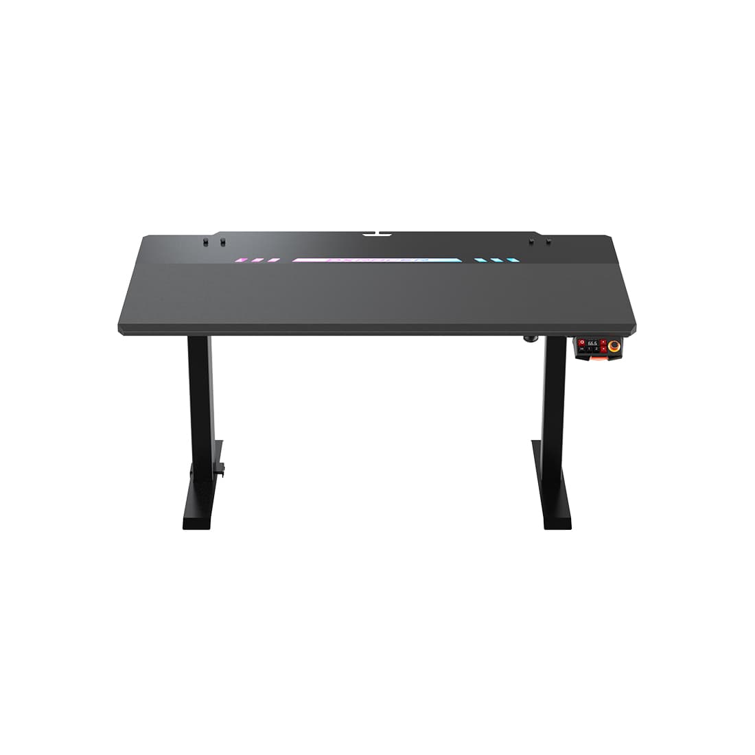 Компьютерный стол, DX Racer, GD/1400TPMDF/N, Tidal series, Размер XL - длина 140см, Материал Сталь, Регулировка высоты 66,6 - 104см, 2 коробки ( в комплекте столешница+металл основание), 140х75х2,5см, Чёрный