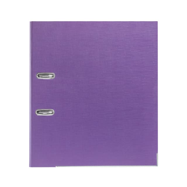 Папка-регистратор с арочным механизмом, Deluxe, Office 3-PE1 (3" PURPLE), А4, 70 мм, 1200 мкм. (2 мм.), PVC/PVC, Разборная, фиолетовый