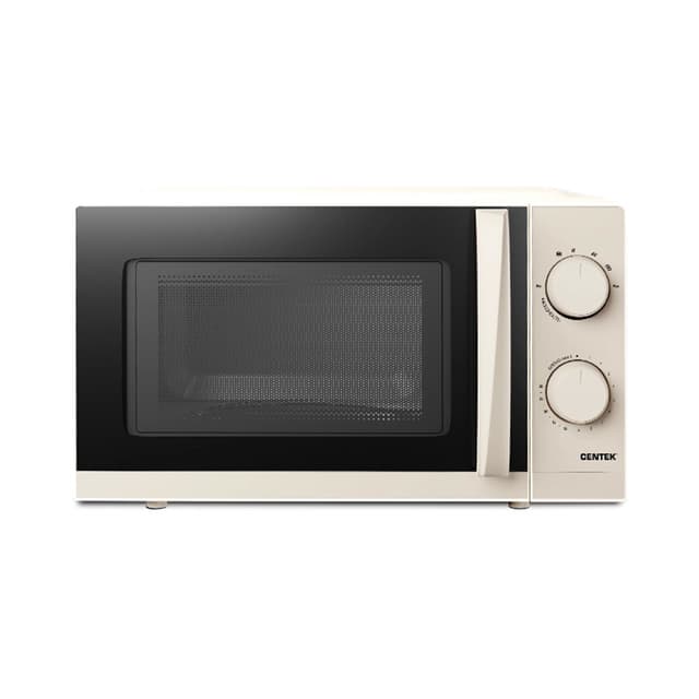 Микроволновая печь, Centek, CT-1571, Мощность 700 Вт, 20л, Открывание дверцы ручкой, Премиальная упаковка, Таймер 30 мин, Бежевый