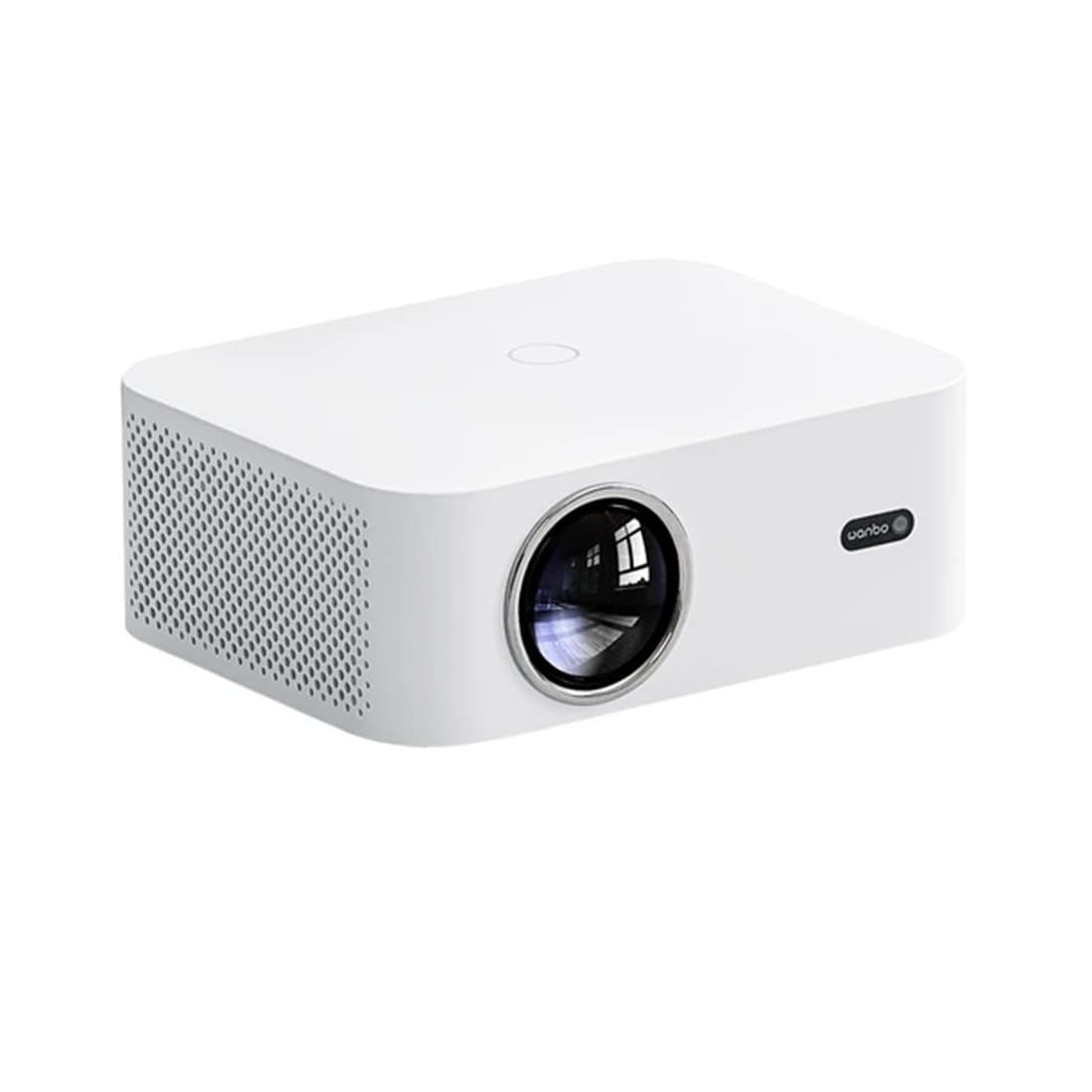 Проектор портативный, Wanbo, X2 Max, LCD, 1080p, 450 ANSI lm, 2000:1, Android 9.0, 1G+8G, 20000 часов, Wi-Fi, Bluetooth 5.0, HDMI*2, USB*1, 3.5mm*1, DC*1, 5W*2, белый