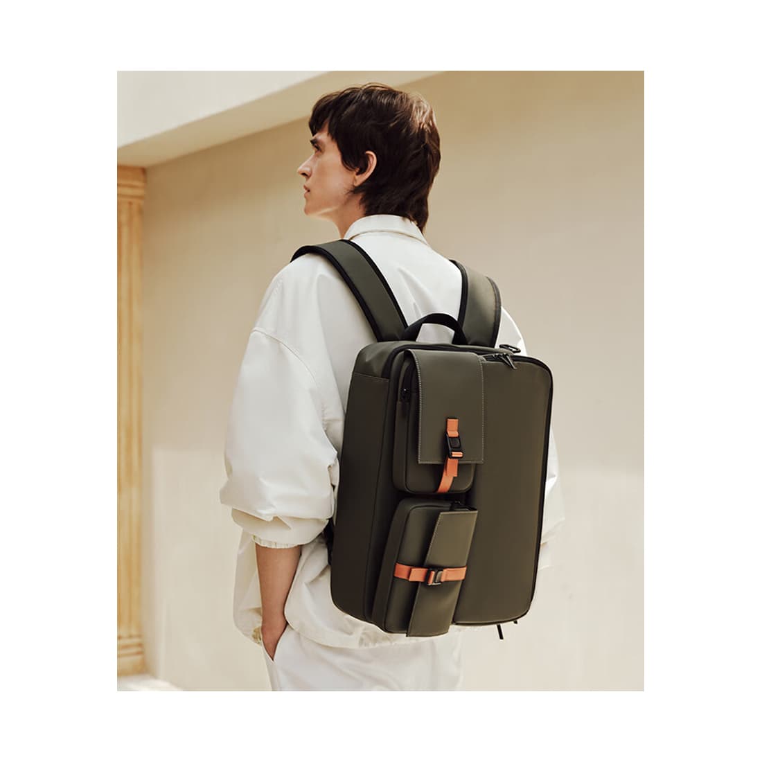 Рюкзак, NINETYGO, 3 in 1 Delachable Backpack, 6941413235518, 3 в 1, 30*13,5*42см, Зеленый