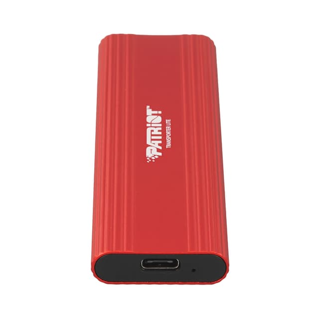 Внешний SSD диск, Patriot, TRANSPORTER LITE, PTPL1TBPEC, 1TB, USB-C, Красный