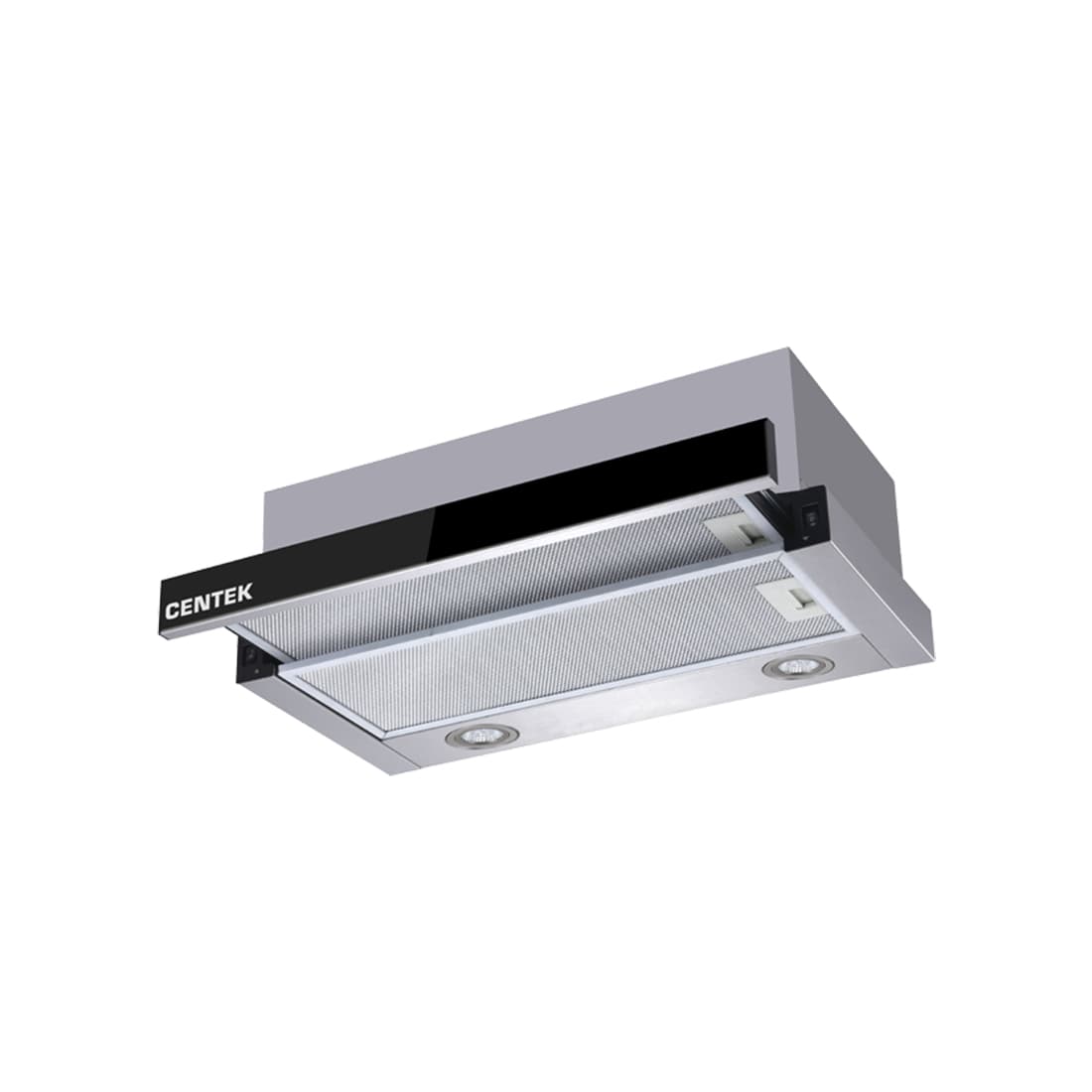 Вытяжка, Centek, СТ-1840-50 SS, Ширина 50см, Слайдер, 600 м3/час, 67W, Диаметр 150мм, Сталь