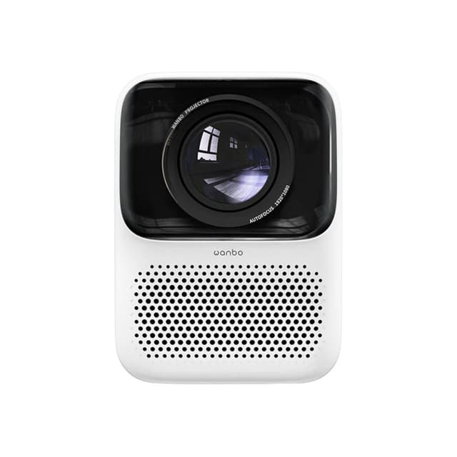 Проектор портативный, Wanbo, NEW T2 Max, LCD, 1920x1080, 450 ANSI lm, 2000:1, Android 9.0, Auto Focus, 1+16G, 20000 часов, Wi-Fi, Bluetooth, HDMI*1, USB*1, 3.5mm, DC*1, 3W*2, белый