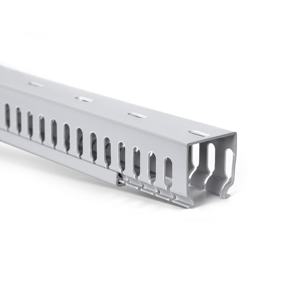 Кабельный канал пластиковый, Deluxe, 60х60х2000мм, (ширина х высота х длина) перфорированный