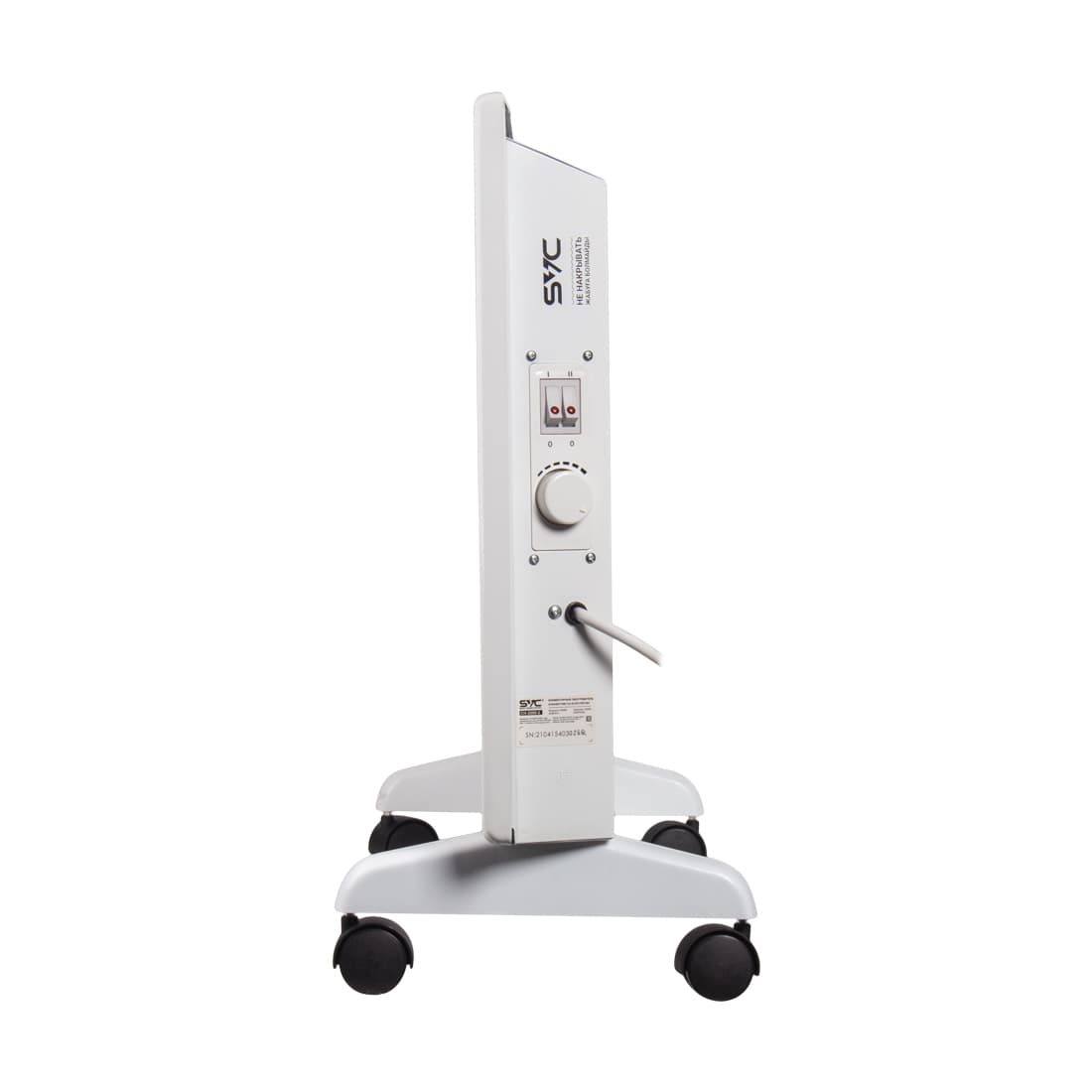 Конвекторный обогреватель, SVC, CH-2000-2, Мощность: 1000Вт/2000Вт, 2 режима работы, Возможность настенного размещения, Белый