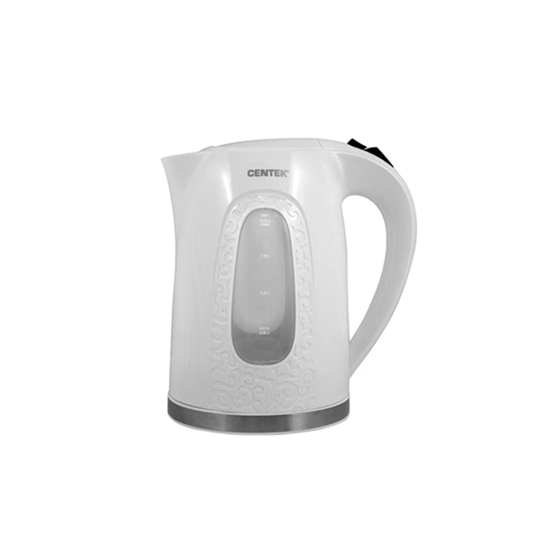 Чайник электрический, Centek, CT-0041, 2.0л, 2200Вт, Открывание кнопкой, Внутренняя подсветка, Белый