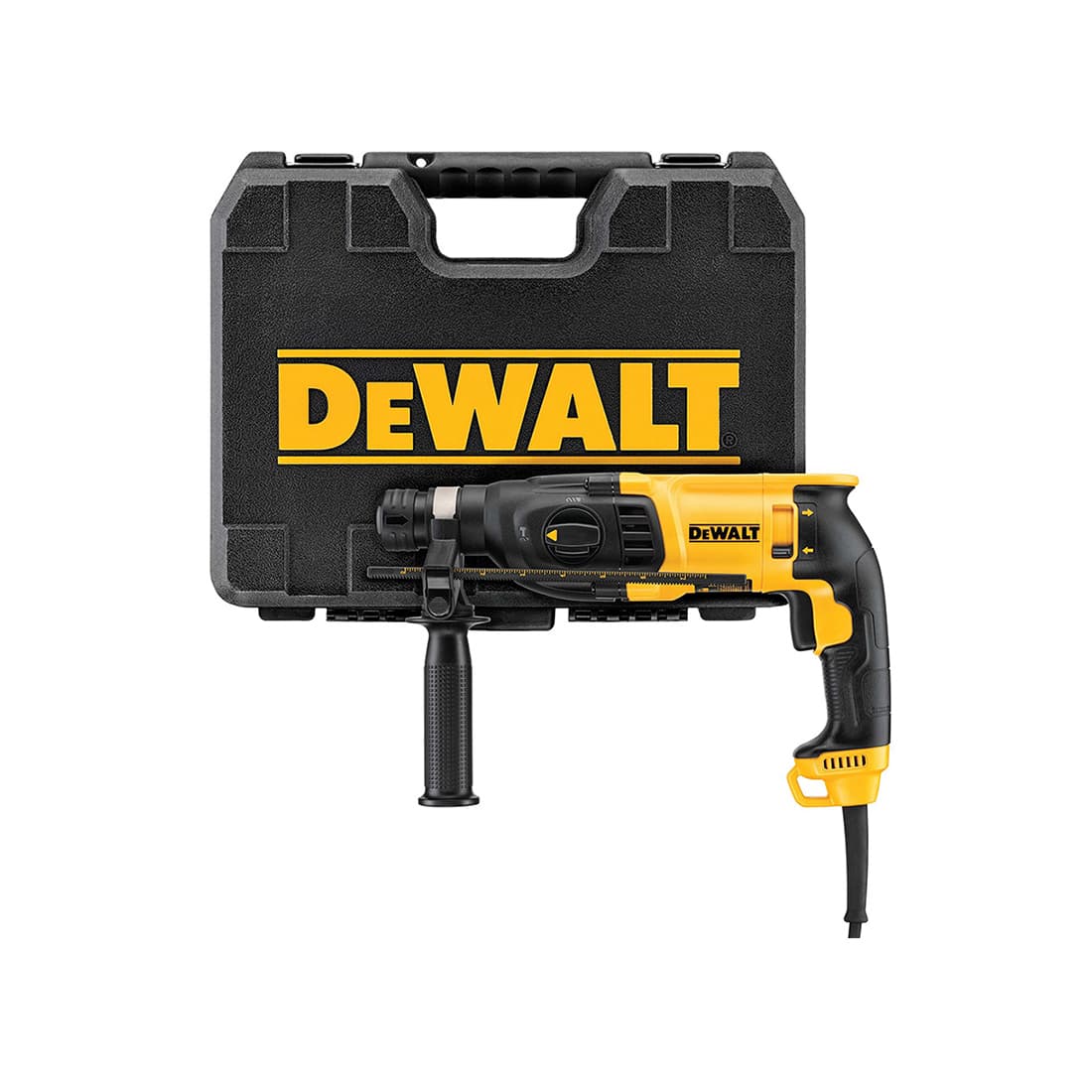 Перфоратор, DeWALT, D25133K-QS, SDS Plus, 26 мм, 800Вт, в чемодане TSTAK, 0-2.9 Дж, 3 режима