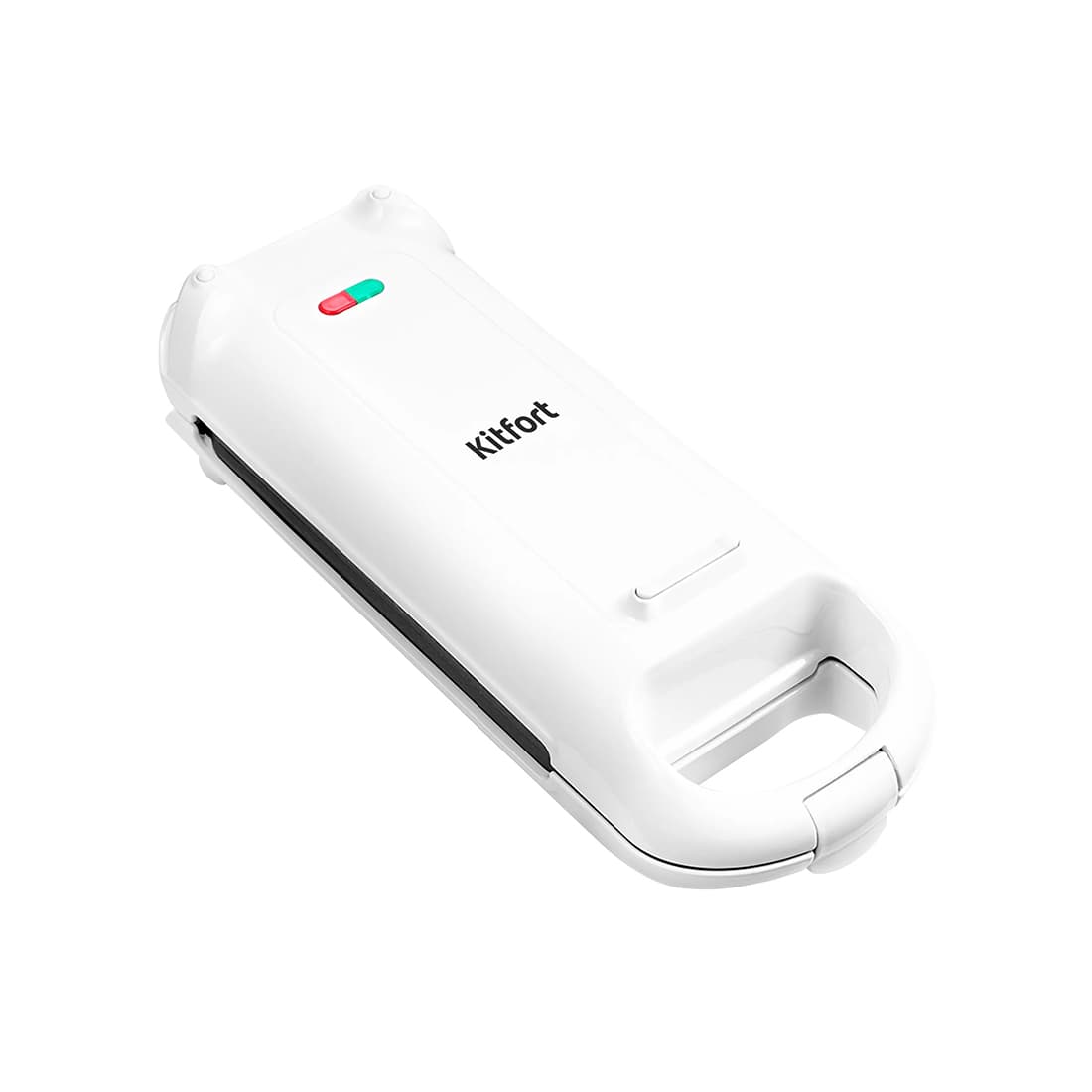 Вафельница для бельгийских вафель, Kitfort, КТ-1643, Мощность 700 Вт, Металл, Пластик, Антипригарное покрытие, Тип управления механический, Белый