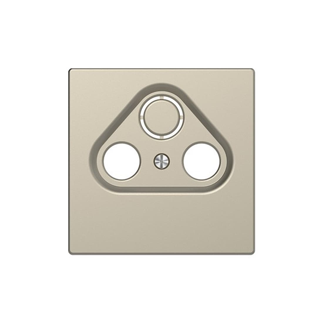 Центральная накладка, MERTEN, MTN4123-6033, D-Life TV розетки, 2/3 отверстий сахара