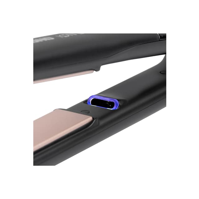 Выпрямитель для волос, Redmond, HS1716, 10 температурных режимов, Температура нагрева 140-230 °C, Керамико-турмалиновое покрытие, Плавающие пластины, Led-дисплей, Генератор ионов, Автоотключение, Длинна шнура 1.8м, Мощность 55 Вт, Черный