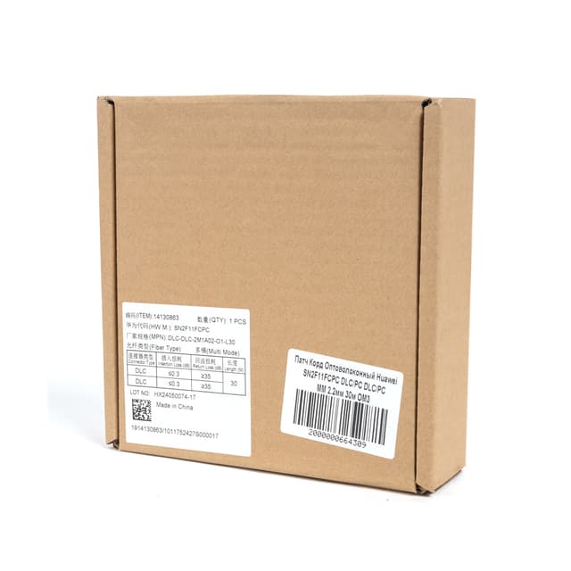 Патч Корд Оптоволоконный, Huawei, SN2F11FCPC, DLC/PC, DLC/PC, MM, 2.2мм, 30м, OM3