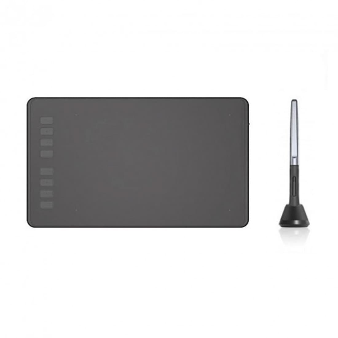 Графический планшет, Huion, H950P, Разрешение 5080 lpi, Чувствительность к нажатию 8192, Интерфейс USB, Рабочая область 221*138 мм. (8,7"х5,4"), Чёрный