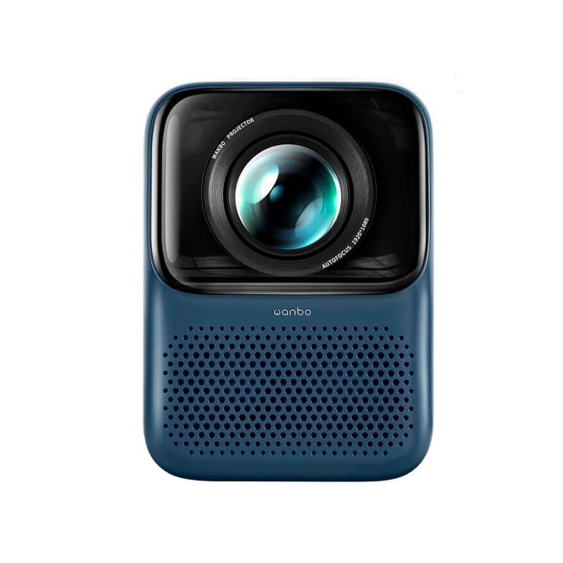 Проектор портативный, Wanbo, NEW T2 Max, LCD, 1920x1080, 450 ANSI lm, 2000:1, Android 9.0, Auto Focus, 1+16G, 20000 часов, Wi-Fi, Bluetooth, HDMI*1, USB*1, 3.5mm, DC*1, 3W*2, синий