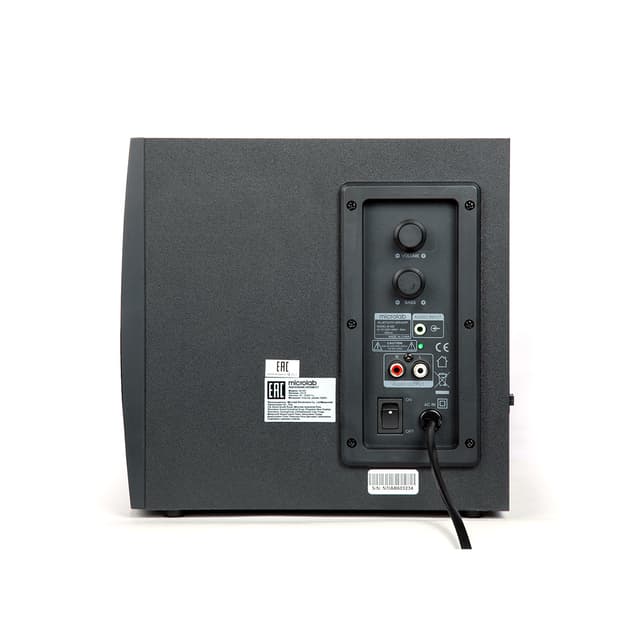 Акустическая система, Microlab, M300, 2.1, 38Вт (12Вт*2+14Вт), Выход 2RCA, Вход 3,5 MiniJack, Чёрный