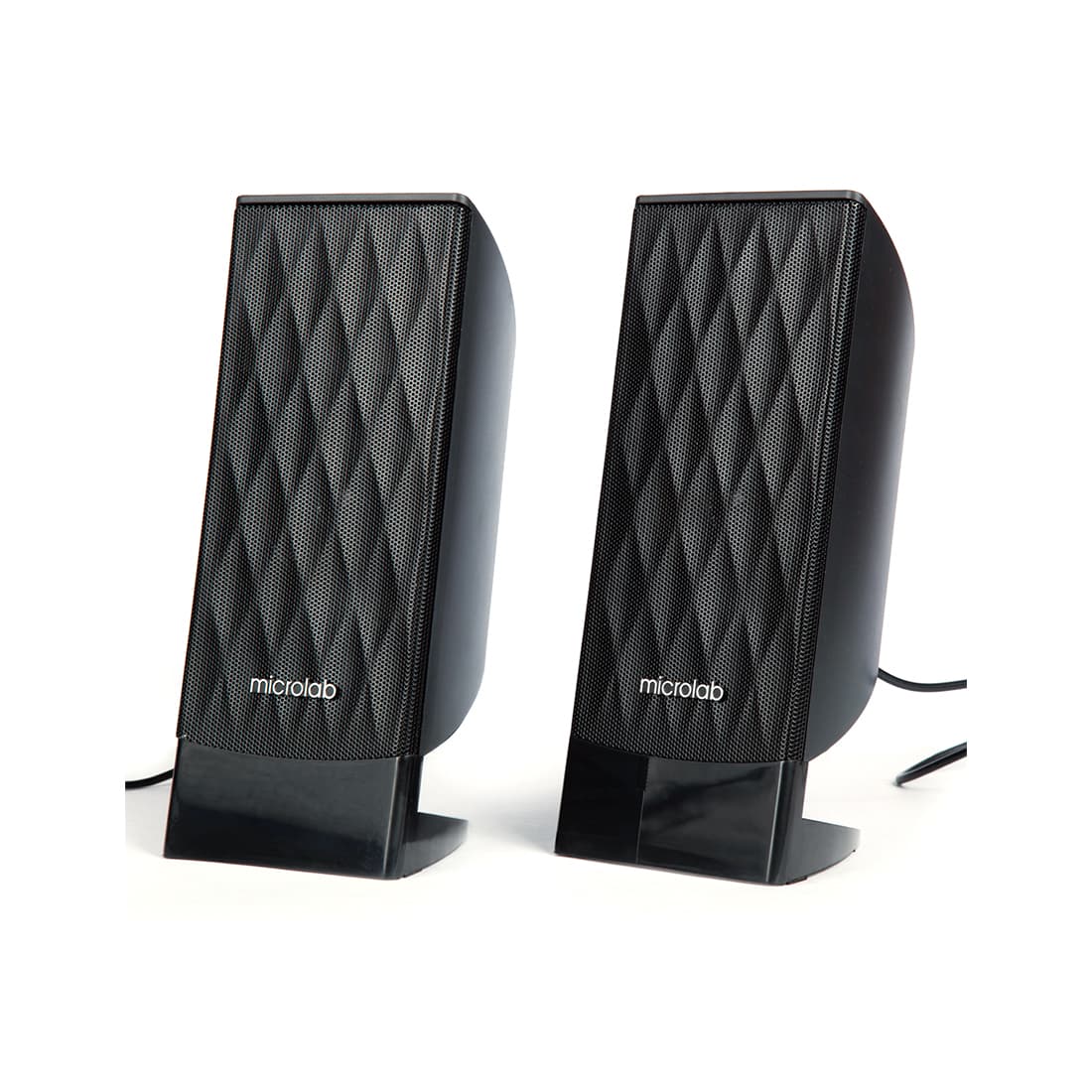 Акустическая система, Microlab, M300, 2.1, 38Вт (12Вт*2+14Вт), Выход 2RCA, Вход 3,5 MiniJack, Чёрный
